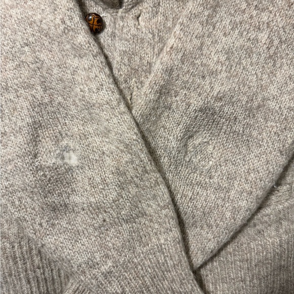 Vintage High Sierra Men's Tan Shawl Collar Wool Cardigan - Picture 6 of 6